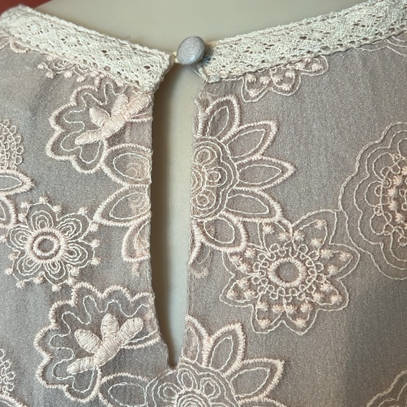 Brand new Listicle pale pink lace top - Picture 6 of 14